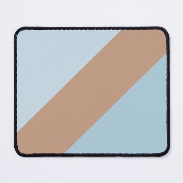 Item preview, Brown Pastel Blue Minimal Diagonal Stripe Pattern 2021 Color of the Year Canyon Dusk Plus Blue Me Away & Early September designed and sold by ColorOfTheYears.