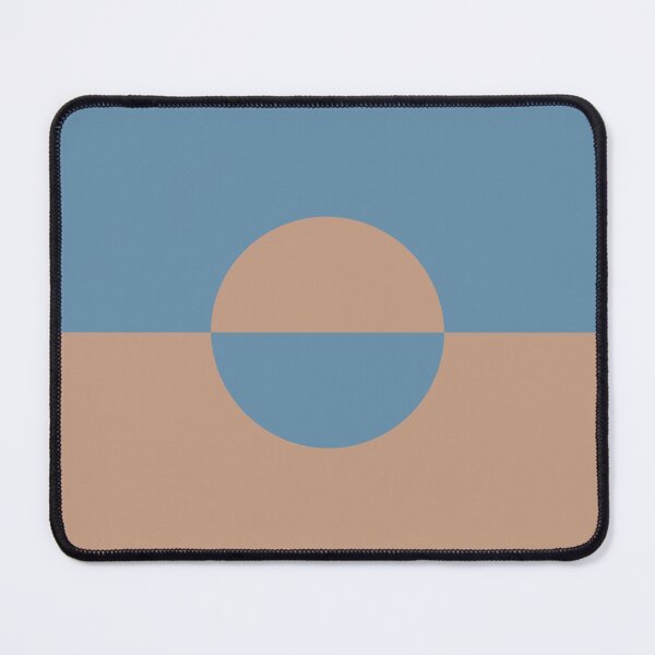 Item preview, Brown Blue Minimal Half Circle Design 2021 Color of the Year Canyon Dusk Plus Treasure Map designed and sold by ColorOfTheYears.