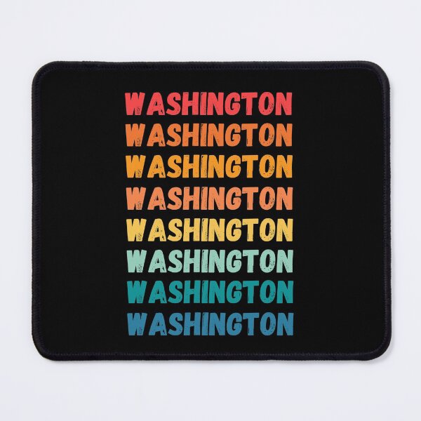 Item preview, WASHINGTON - repeated retro vintage sunset colors with a distressed design effect Graphic T-Shirt | Essential T-shirt designed and sold by printdot.