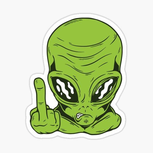 Item preview, Alien Middlefinger designed and sold by CheezyShirts.