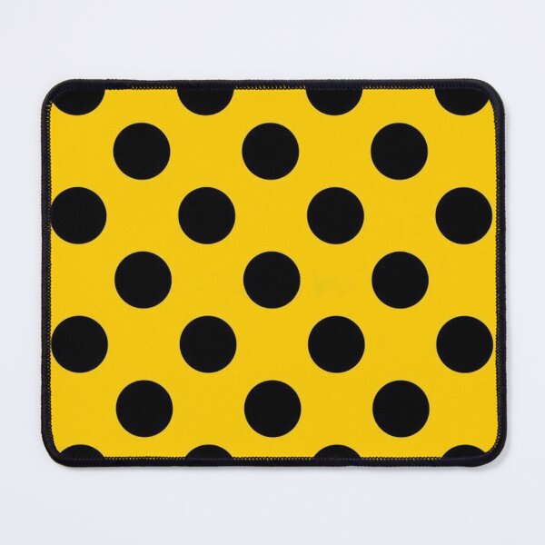 Item preview, Deep Yellow With Black Polka Dots designed and sold by Mark Jesus-Allen.