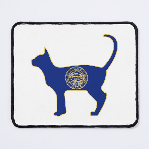 Item preview, State of Nebraska Flag for Cat Lovers designed and sold by Gsallicat.