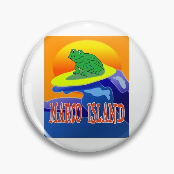 Item preview, Frog DUDE Surfing on Marco Island designed and sold by EdwardMonet.
