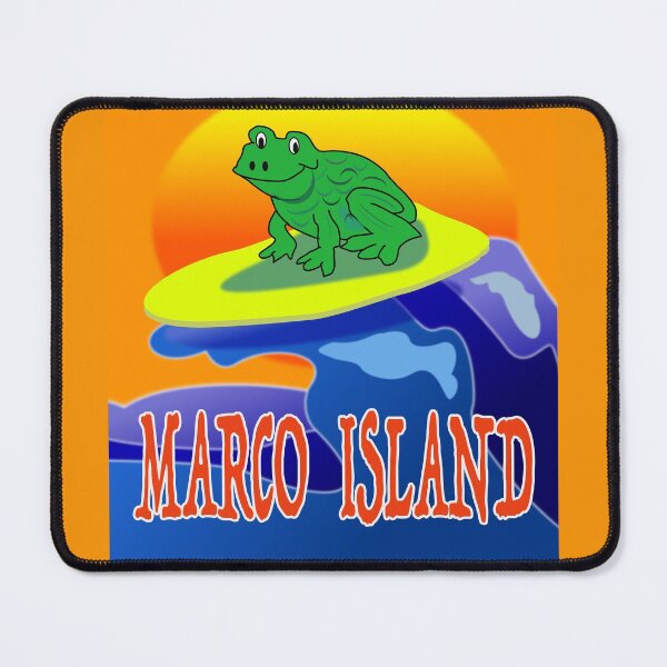 Item preview, Frog DUDE Surfing on Marco Island designed and sold by EdwardMonet.