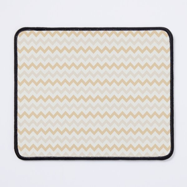 Item preview, Cream White Tan Chevron Horizontal Stripe Pattern 2021 Color of the Year Urbane Bronze Accent Shades designed and sold by ColorOfTheYears.