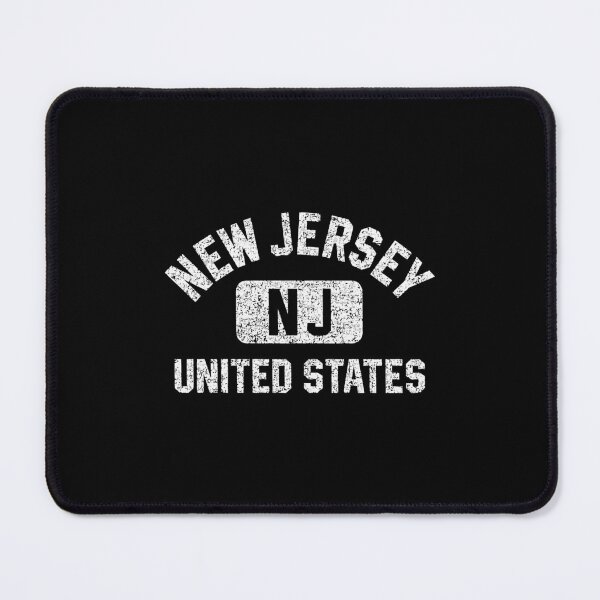 Item preview, New Jersey Gym Style Distressed White Print designed and sold by urlanne.