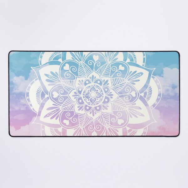 Item preview, Pastel Rainbow Clouds Mandala designed and sold by Julie Erin Designs.