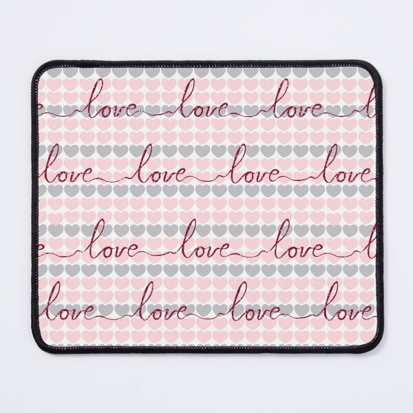 Item preview, Love Word on Pink Hearts designed and sold by WisdomInspired.