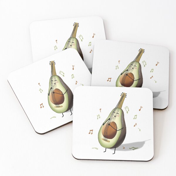 Item preview, Avocado playing the guitar designed and sold by bettiena.