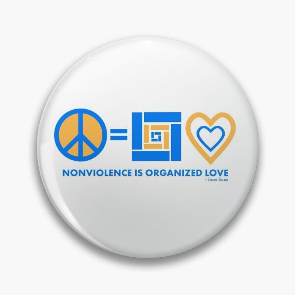 Item preview, Nonviolence is organized love designed and sold by paceebene.