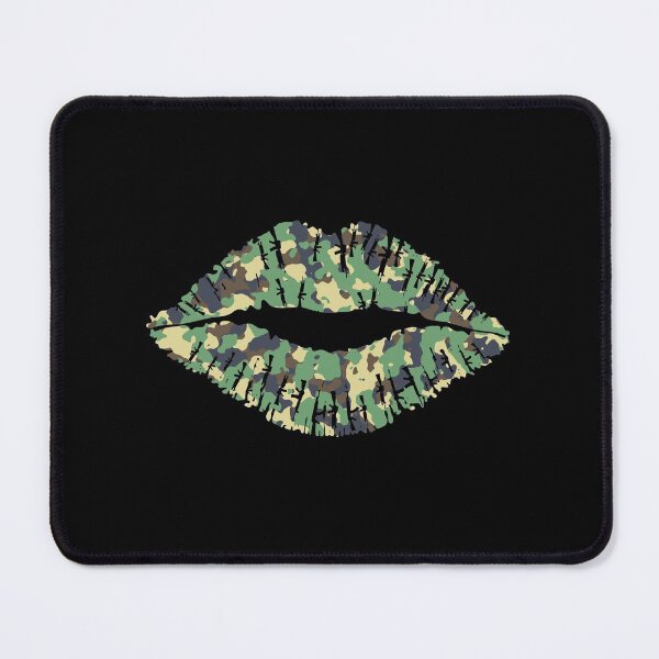 Item preview, Classic Camouflage Kiss Lips designed and sold by NECHSTORE.