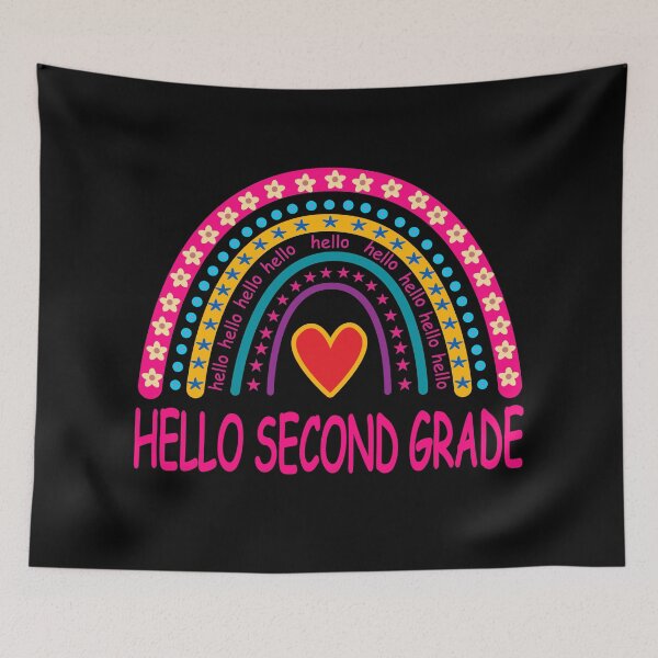 Item preview, Hello Second Grade. First day of school. designed and sold by Kipcio.