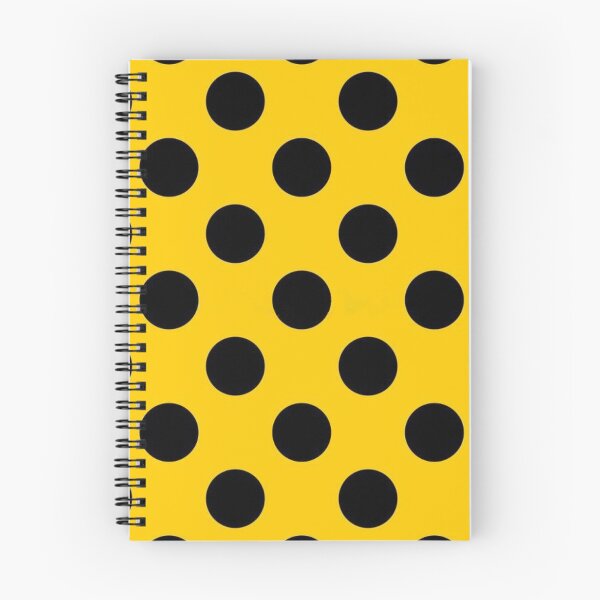 Item preview, Deep Yellow With Black Polka Dots  designed and sold by Mark Jesus-Allen.