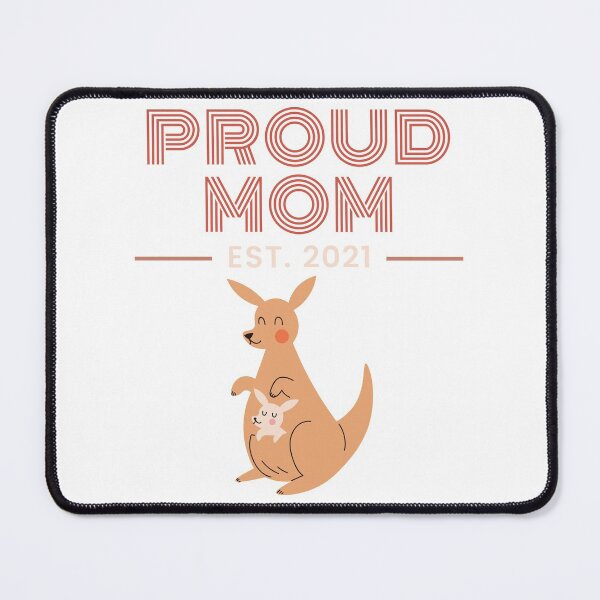 Item preview, Hand drawn mother and baby kangaroo together in cute flat style-Proud Mom Parenting Lifestyle designed and sold by Red-ElYoubi.