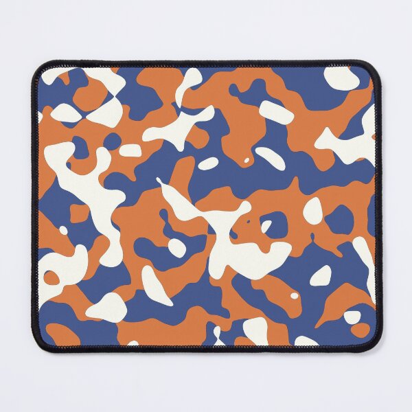 Item preview, Modern Blue And Orange Camo Camouflage designed and sold by NECHSTORE.