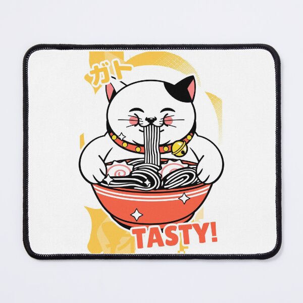 Item preview, Kawaii Cat Loves Ramen- Ramen Life Tastes Great! designed and sold by Red-ElYoubi.
