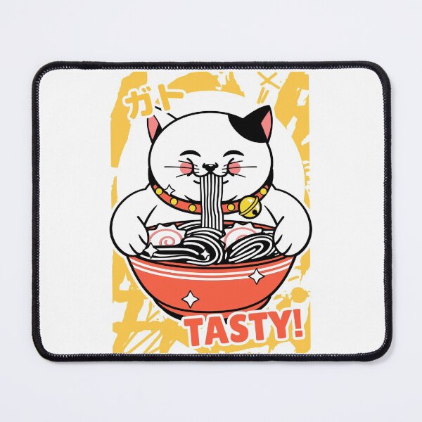 Item preview, Cute Kawaii Cat Loves Ramen- Ramen Life Tastes Great! designed and sold by Red-ElYoubi.