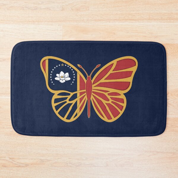 Item preview, State of Mississippi Flag Butterfly 2 designed and sold by Gsallicat.
