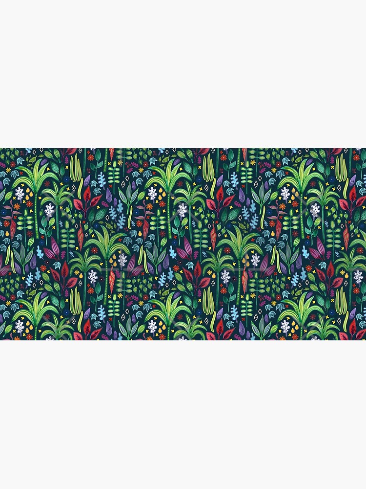 Jungle Flora - watercolour pattern by Cecca Designs by Cecca-Designs