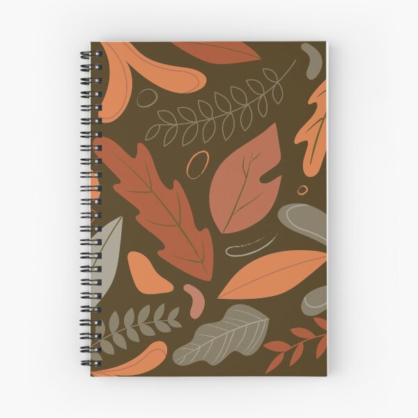 Item preview, Fall leaves pattern - brown background designed and sold by PAVOCreative.