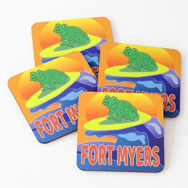 Item preview, Frog DUDE Surfing on Fort Myers Beach designed and sold by EdwardMonet.