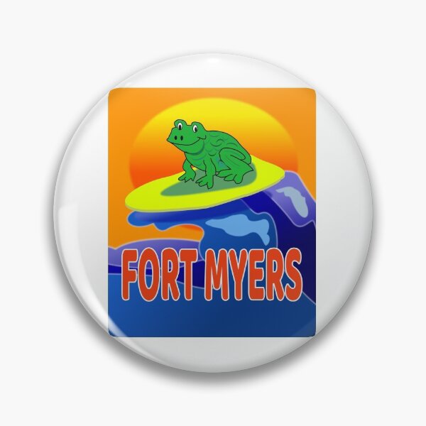 Item preview, Frog DUDE Surfing on Fort Myers Beach designed and sold by EdwardMonet.