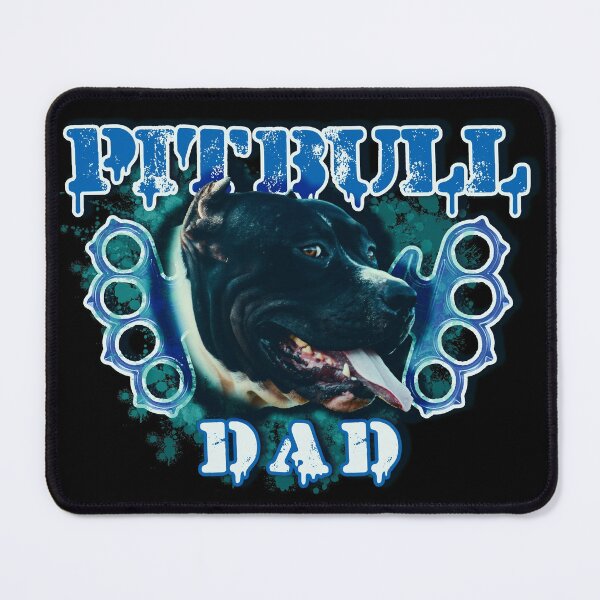 Item preview, BLUE Pitbull dad / American pitbull terrier / APBT designed and sold by DarkDesign69.