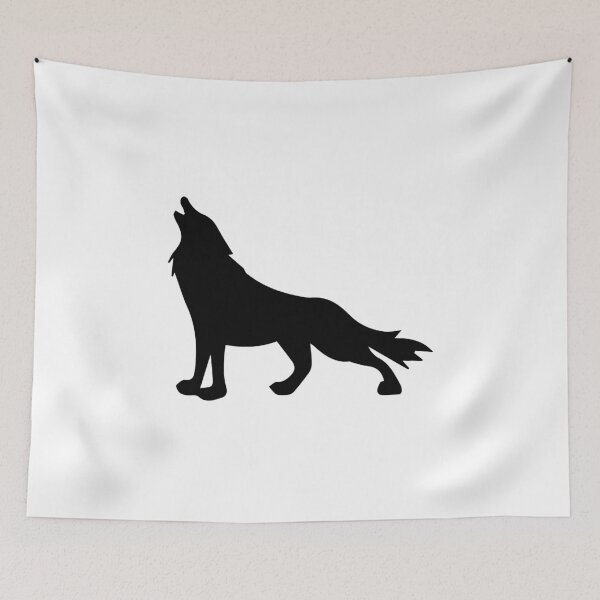 Item preview, Wolf black silhouette  designed and sold by DIQDESIGN.