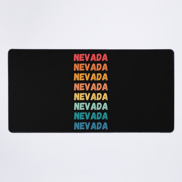 Item preview, NEVADA - repeated retro vintage sunset colors with a distressed design effect Graphic T-Shirt | Essential T-shirt designed and sold by printdot.