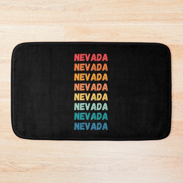 Item preview, NEVADA - repeated retro vintage sunset colors with a distressed design effect Graphic T-Shirt | Essential T-shirt designed and sold by printdot.