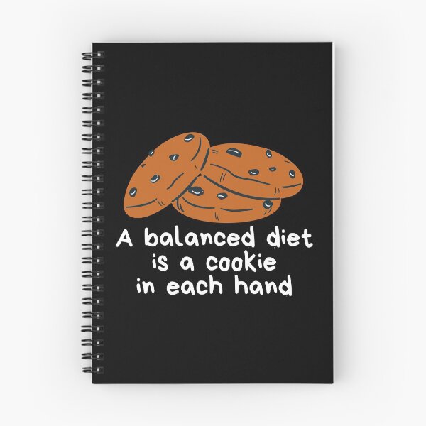 Item preview, Chocolate Chip Cookies & Funny Quote: "A Balanced Diet is a Cookie in Each Hand." designed and sold by fowons.