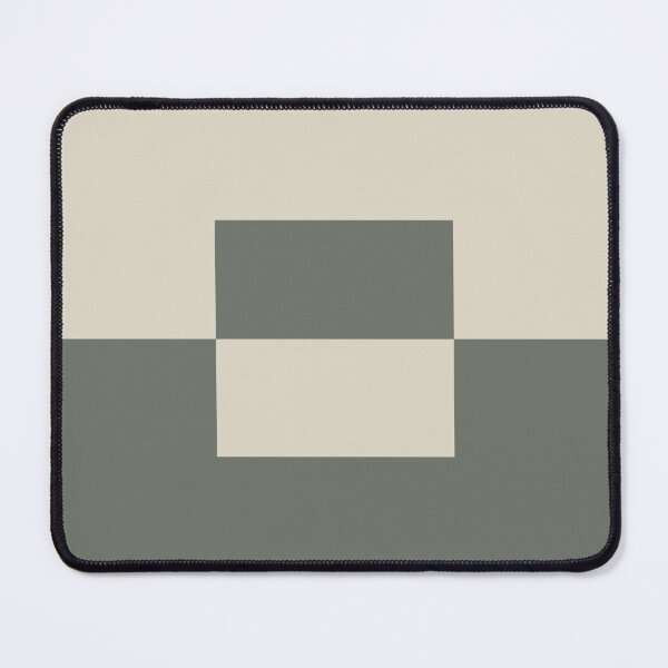 Item preview, Green Neutral Buff Tan Minimal Square Design 2 2021 Color of the Year Contemplative & Bleached Pebble designed and sold by ColorOfTheYears.