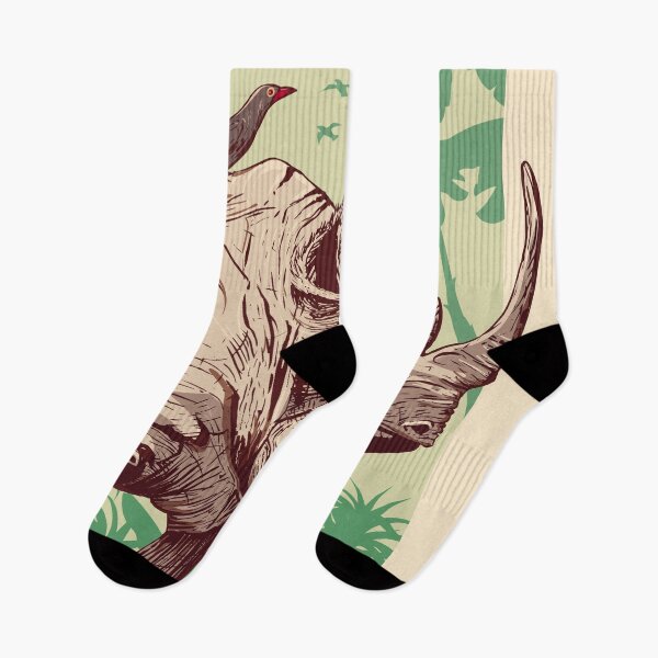 Item preview, Jungle friends - Oxpeckers and Rhinoceros designed and sold by Rômulo Queiroz.