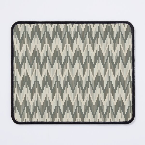 Item preview, Green Neutral Buff Tan Chevron Ripple Pattern 2021 Color of the Year Contemplative & Bleached Pebble designed and sold by ColorOfTheYears.