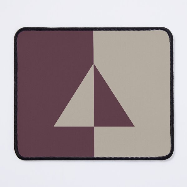 Item preview, Deep Purple Gray Taupe Minimal Triangle Design 2021 Color of the Year Epoch and Fondue designed and sold by ColorOfTheYears.