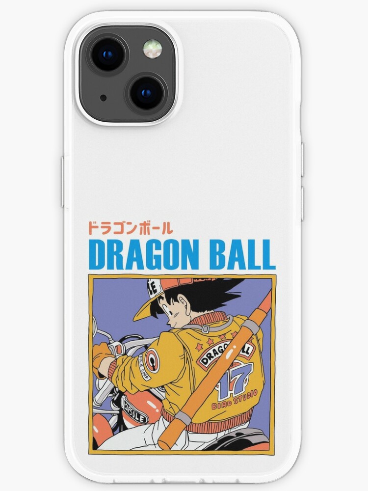 Goku Riding A Motocycle Dragon Ball Iphone Case By Dystopix Redbubble