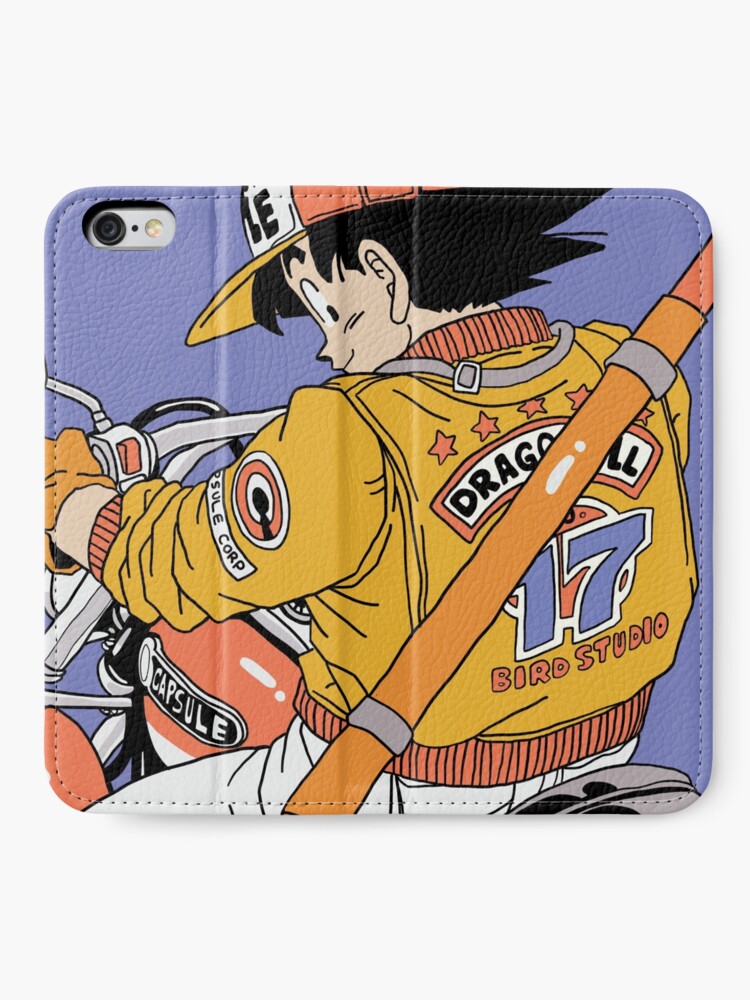Alternate view of Goku Riding a motocycle - Dragon Ball iPhone Wallet