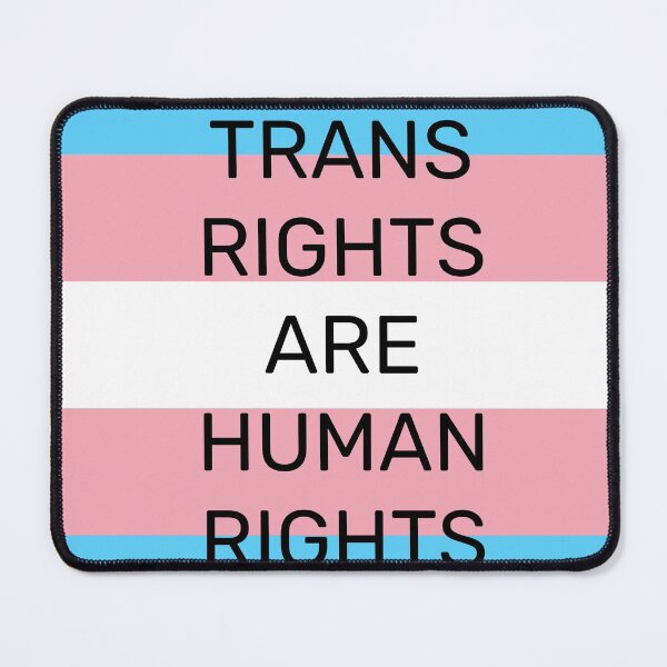 Artikelvorschau, Trans-Rechte sind Menschenrechte - Trans-Flaggenfarben entworfen und verkauft von Inspirationmotivation.