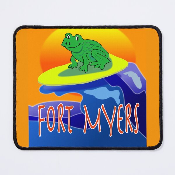 Item preview, Copy of SUPER COOL Frog DUDE Surfing on Fort Myers Beach designed and sold by EdwardMonet.