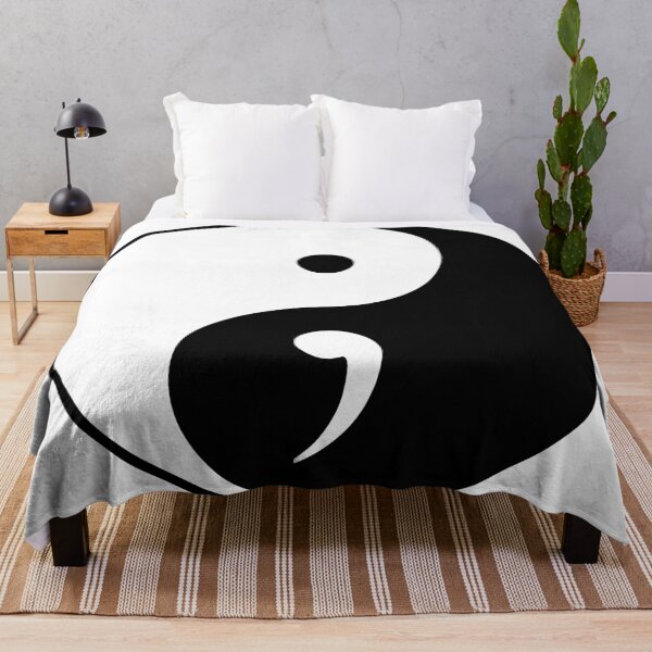 Item preview, Yin Yang Semicolon Suicide Survivor designed and sold by Handstand365.