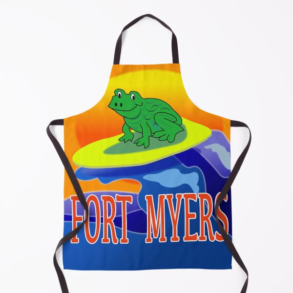 Item preview, WAY COOL Frog DUDE Surfing on Fort Myers Beach designed and sold by EdwardMonet.