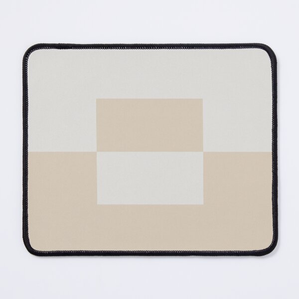 Item preview, Light Beige White Minimal Square Design 2 2021 Color of the Year Uptown Ecru and Gesso White designed and sold by ColorOfTheYears.