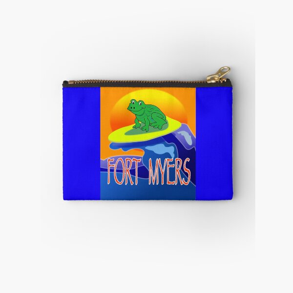 Item preview, Chillin Frog DUDE Surfing on Fort Myers Beach designed and sold by EdwardMonet.