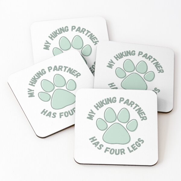 Item preview, cute paw print my hiking partner has four legs designed and sold by -Lily-Anne-.