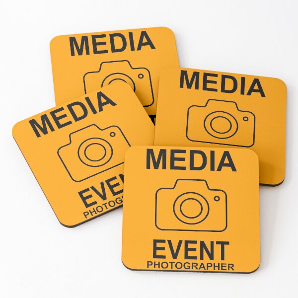Item preview, Fotógrafo de eventos, medios de comunicación - Caution Orange Shirt designed and sold by CoolCarVideos.