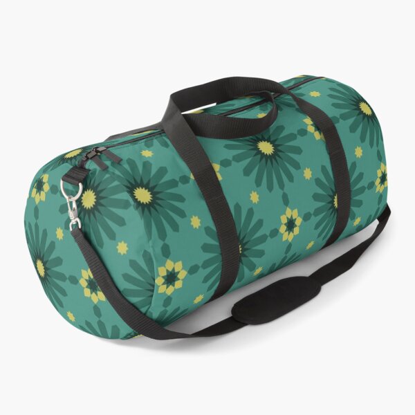 Item preview, Geometric Starbursts - Teal designed and sold by latheandquill.
