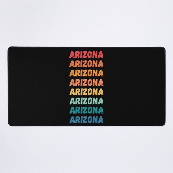 Item preview, ARIZONA - repeated retro vintage sunset colors with a distressed design effect Graphic T-Shirt | Essential T-shirt designed and sold by printdot.