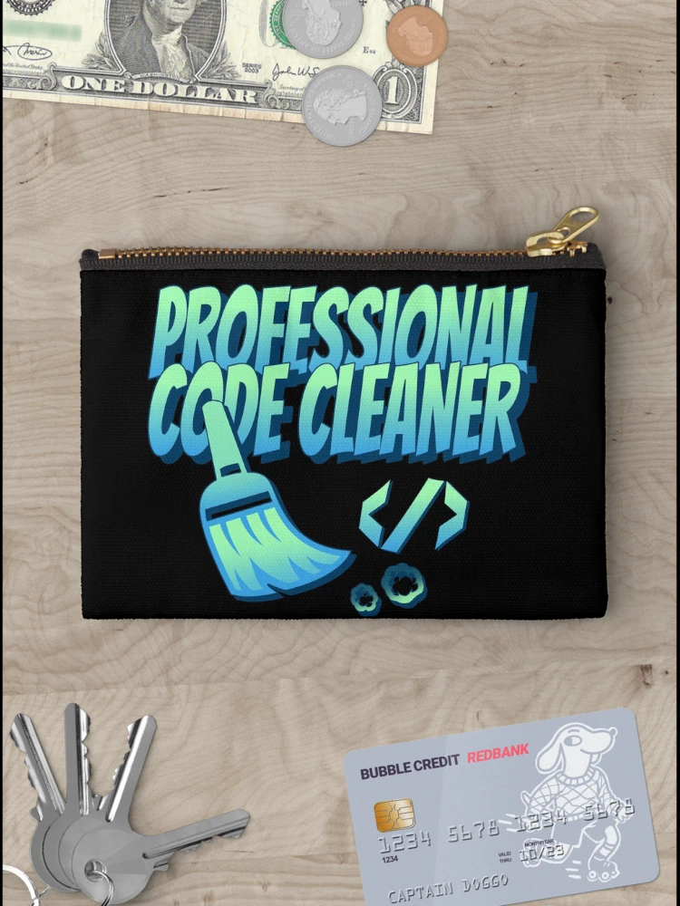 Thumbnail 3 of 4, Zipper Pouch, Professional Code Cleaner designed and sold by FoxCodeCreation.