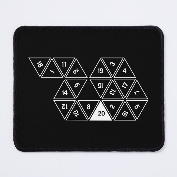 Item preview, Unrolled D20 #2 designed and sold by clarkstpress.