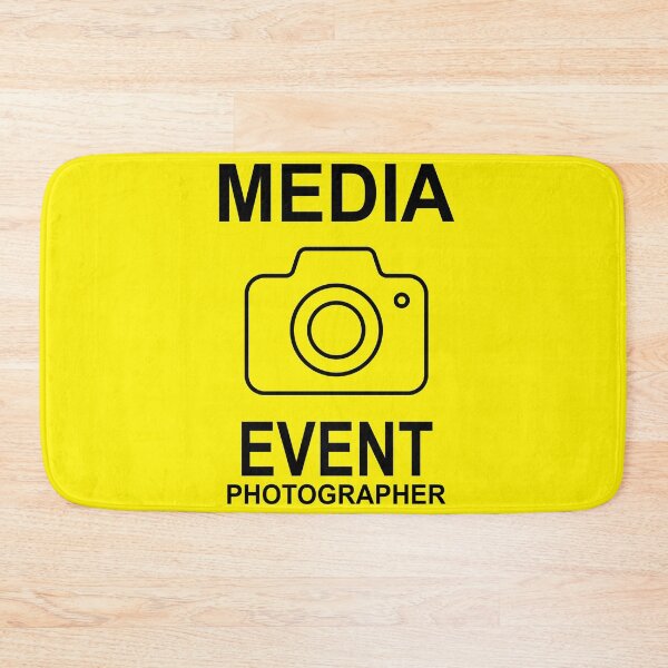Item preview, Event Photographer, Media - Caution Yellow Shirt designed and sold by CoolCarVideos.